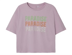 Name It t-shirt winsome orchid with paradise print  